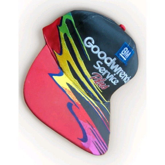 Dale Earnhardt Jr. Other - Dale Earnhardt Sr Hat Snapback Peter Max GM Goodwrench Service Plus Nascar